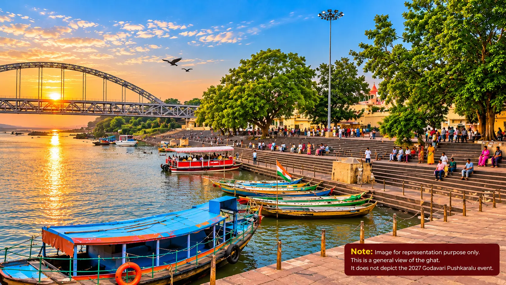 Munikudali Ghat being developed as a model ghat for Pinda Pradanam